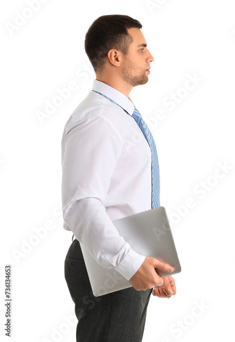 Handsome businessman with l...