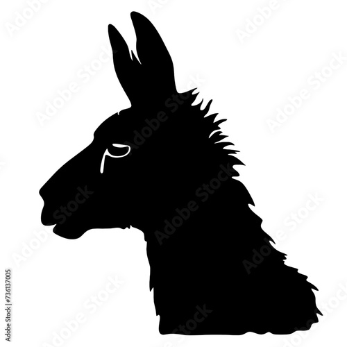 Llama silhouette