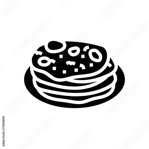 naan bread indian cuisine glyph icon vector. naan bread indian cuisine sign. isolated symbol illustration