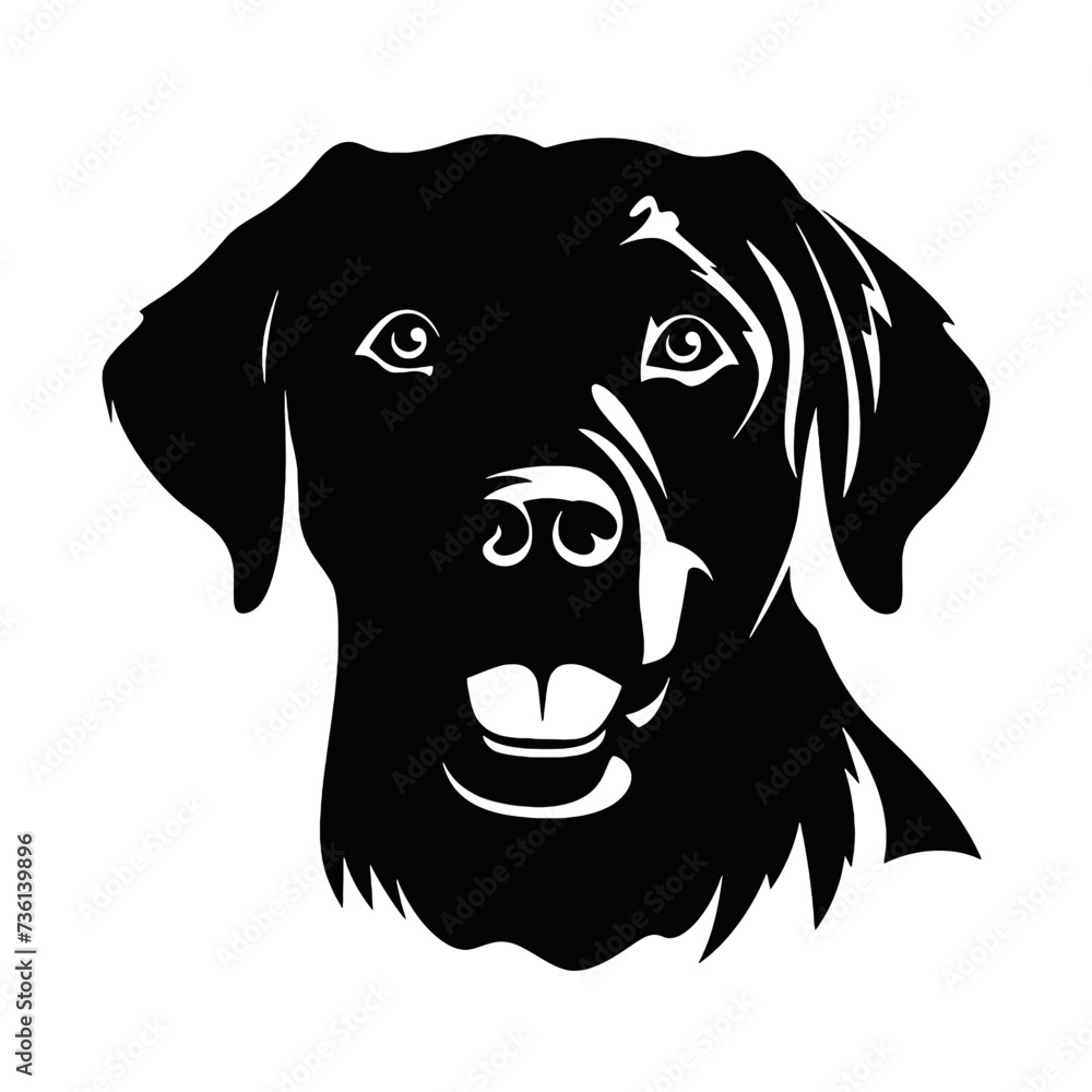 Fototapeta premium Labrador Dog silhouette