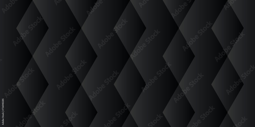 Black vector cube seamless pattern geometric design. Square shape cube. Cubic shapes vector symbol.  - obrazy, fototapety, plakaty 