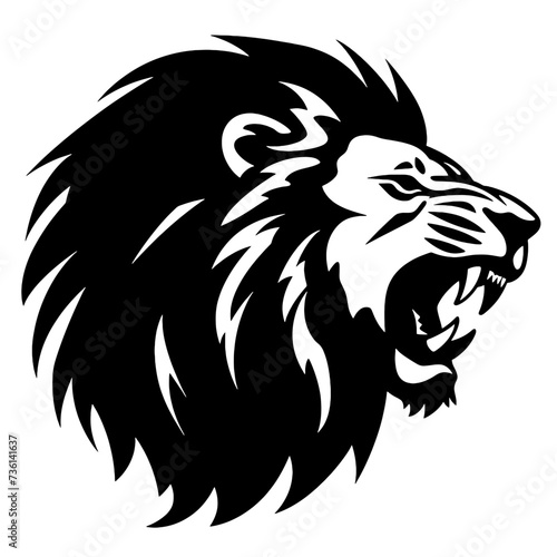 Wallpaper Mural lion  silhouette Torontodigital.ca