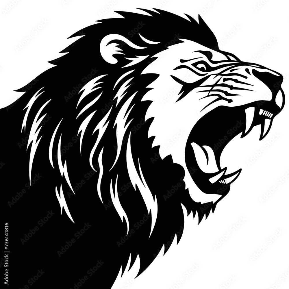 lion silhouette lion silhouette