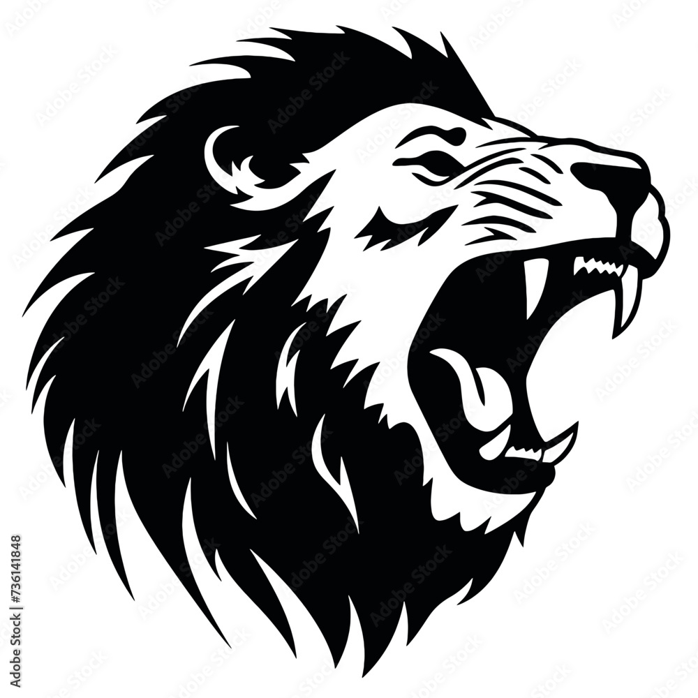 lion silhouette lion silhouette