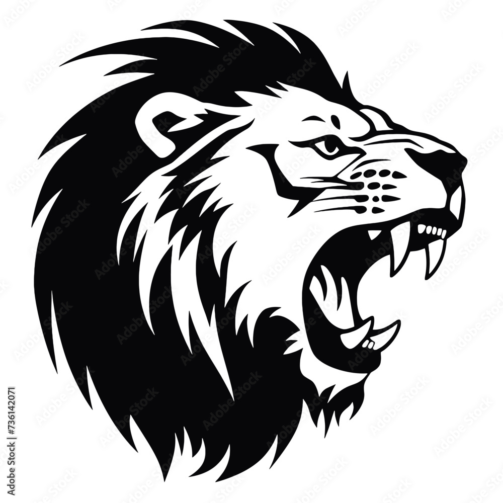 lion silhouette lion silhouette
