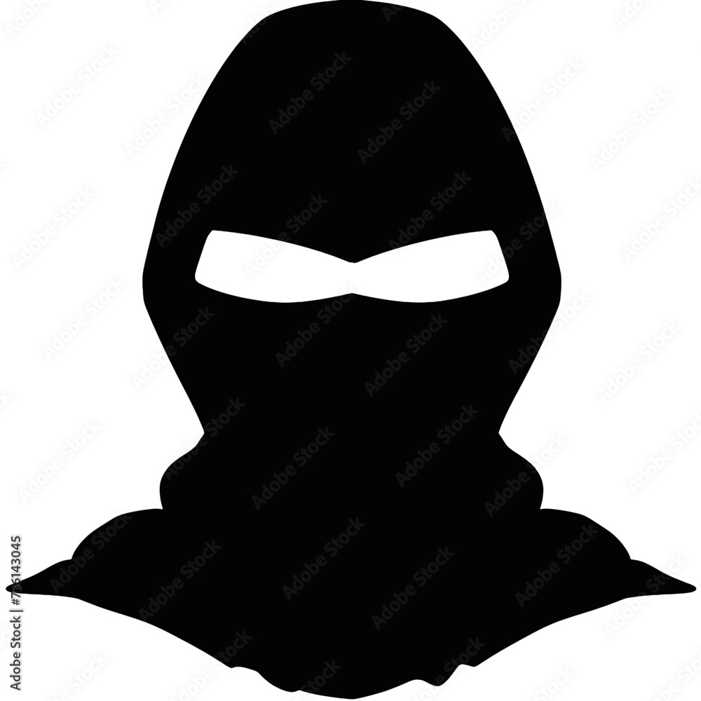 ninja mask silhouette ninja mask silhouette