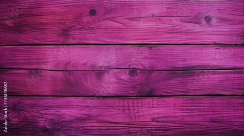 Colorful rich fuschia background and texture of wooden boards