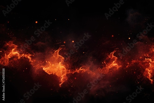 A striking image of red and orange flames against a dark background. Perfect for adding a fiery touch to any project