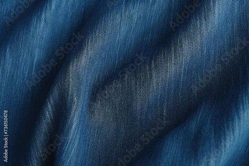 Blue fabric close up. Versatile for various projects
