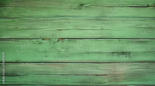 Colorful rich pista green background and texture of wooden boards