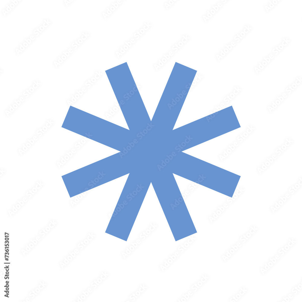 Blue asterisk icon Blue asterisk icon