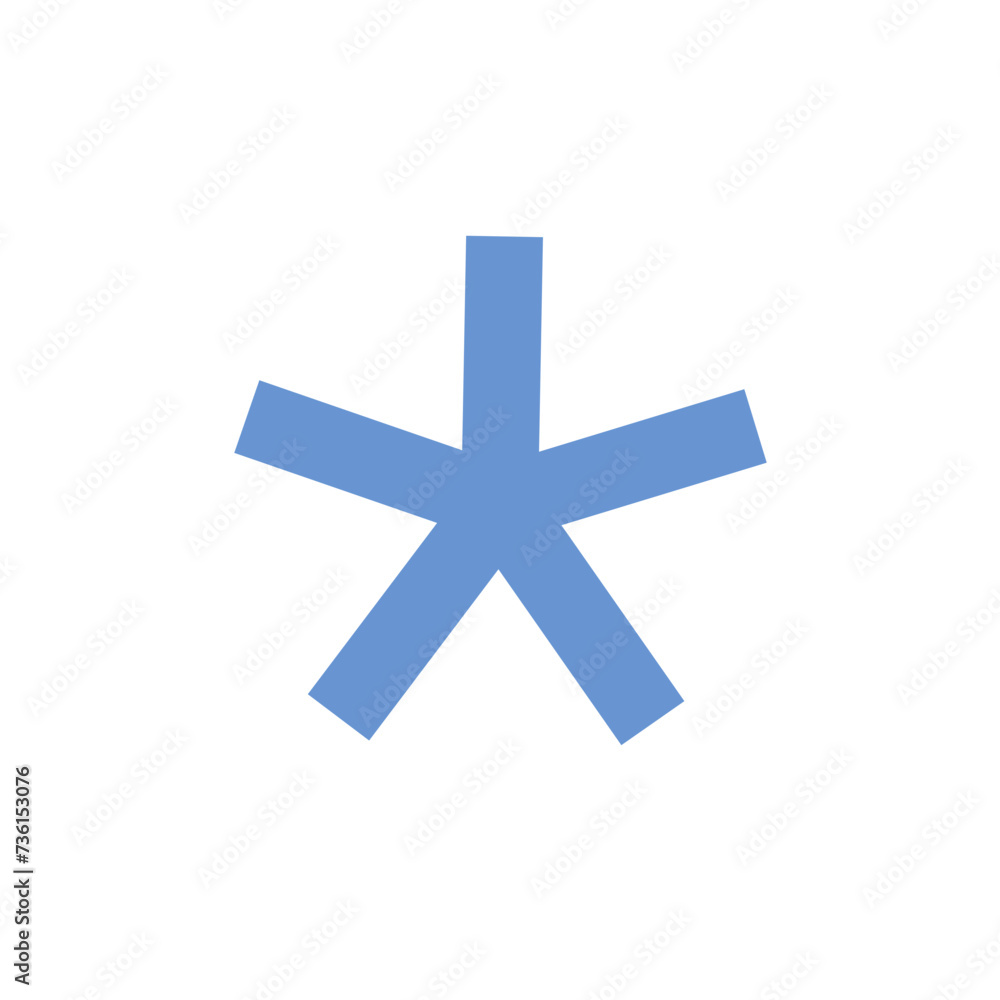 Blue asterisk icon Blue asterisk icon