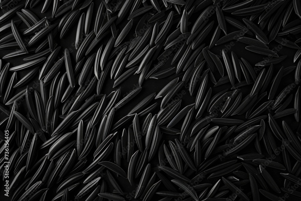 A close up view of a bunch of black rice. This versatile image can be used to depict healthy eating, exotic cuisine, or natural ingredients. A close up view of a bunch of black rice. This versatile image can be used to depict healthy eating, exotic cuisine, or natural ingredients.