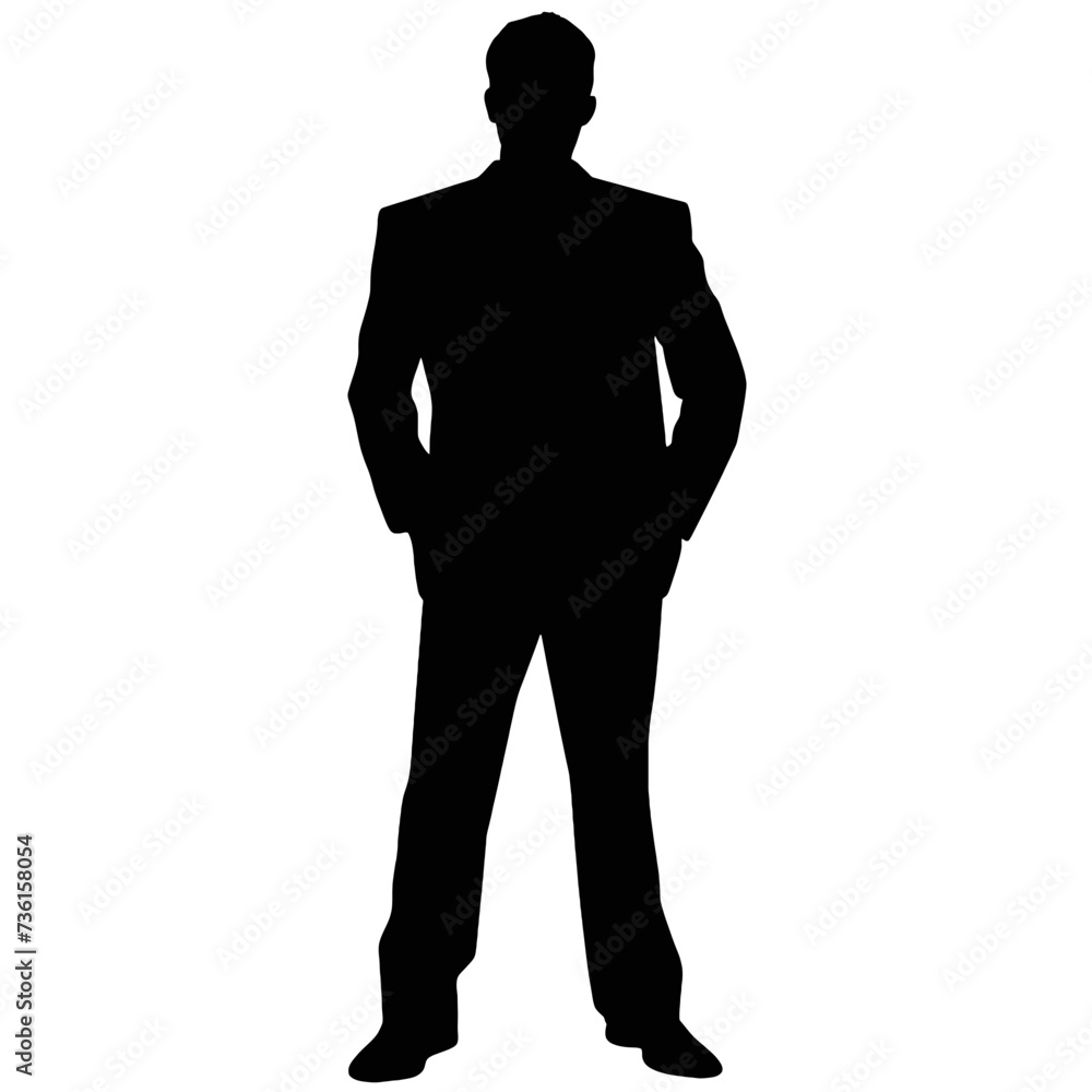 Fototapeta premium business people silhouette