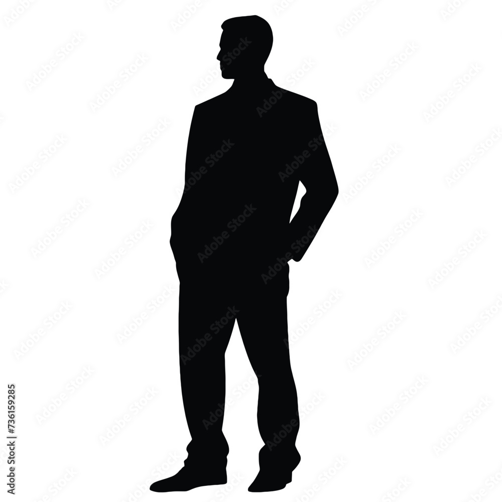 business people silhouette