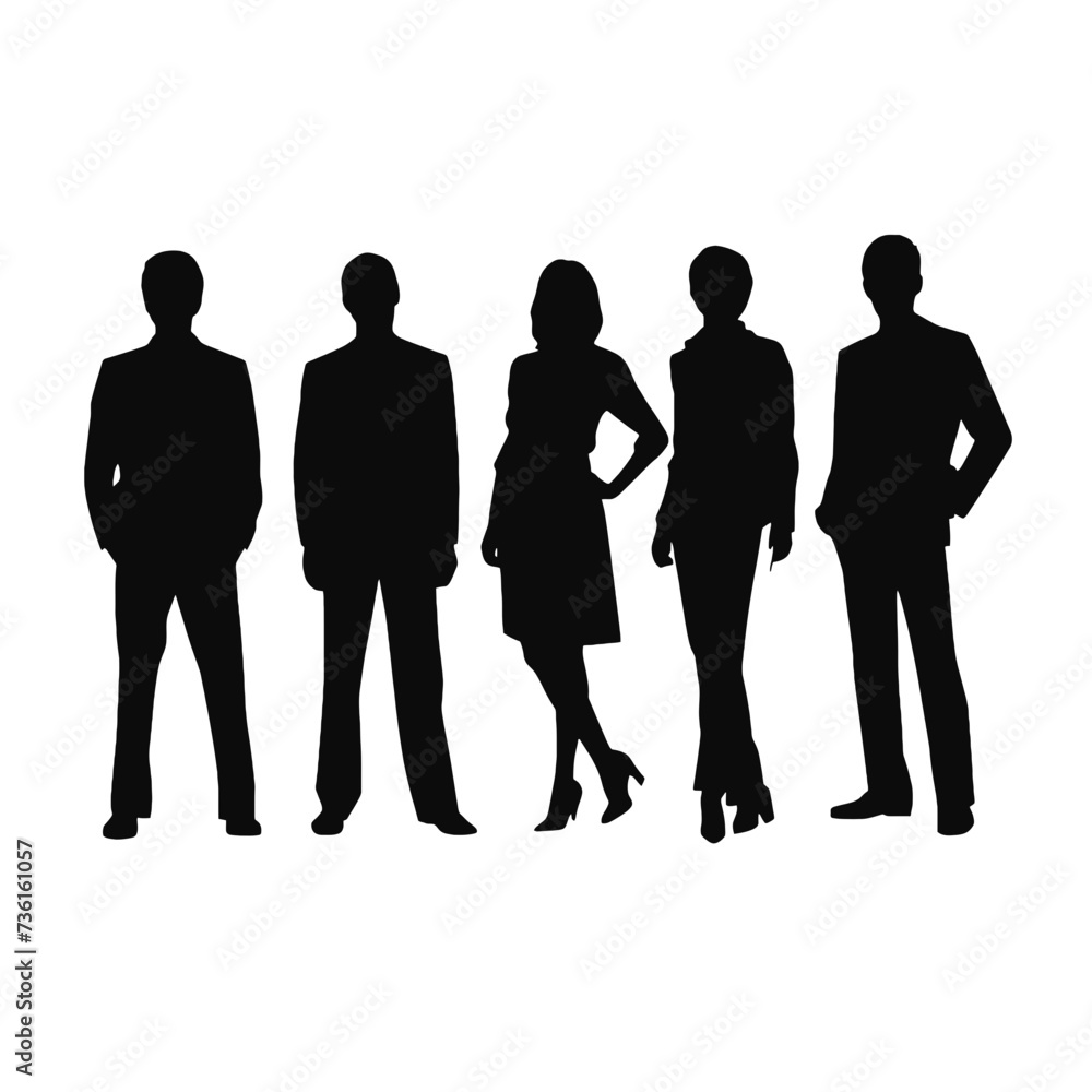 business people  silhouette