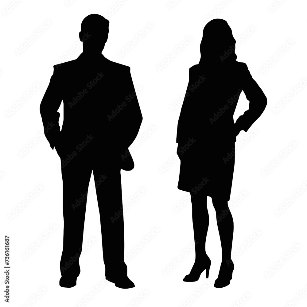 business people  silhouette