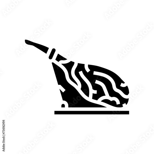jamon iberico spanish cuisine glyph icon vector. jamon iberico spanish cuisine sign. isolated symbol illustration