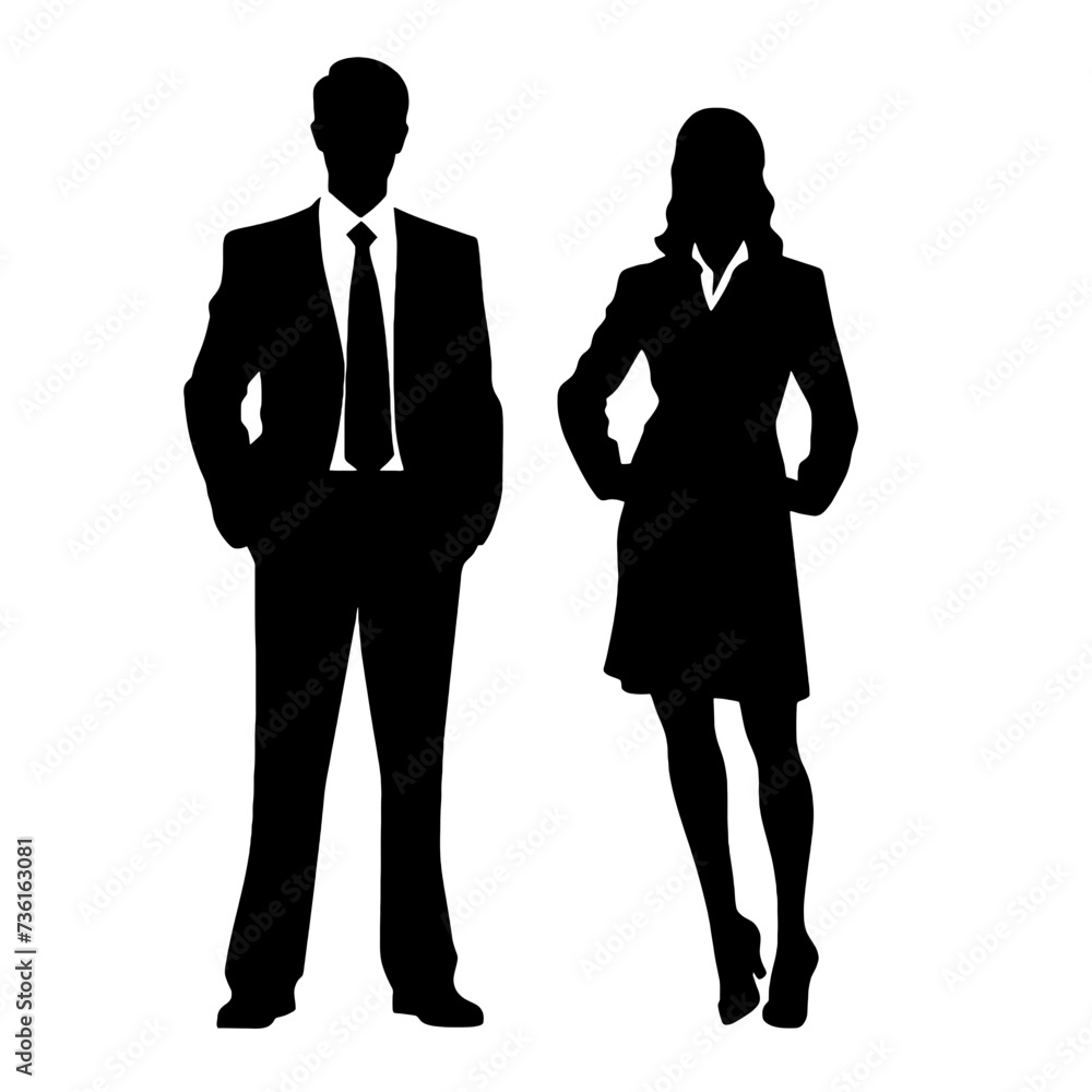 business people  silhouette