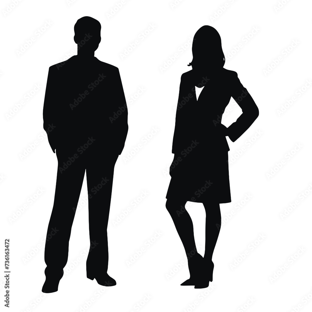 business people  silhouette