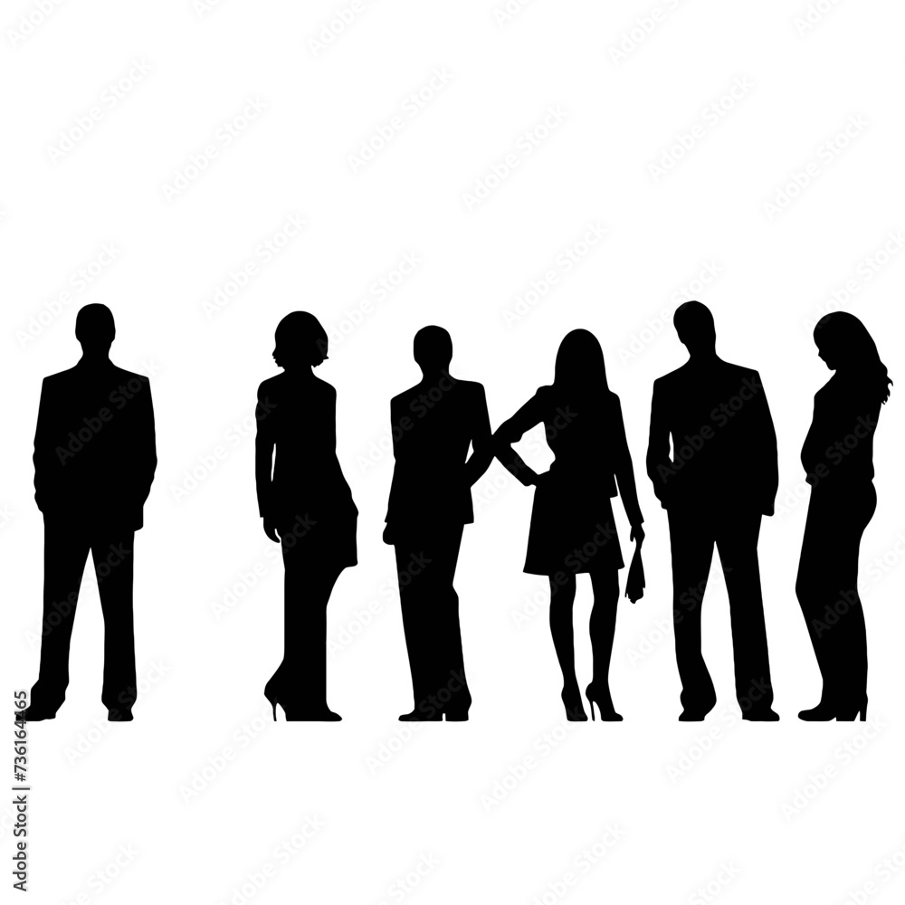 business people  silhouette