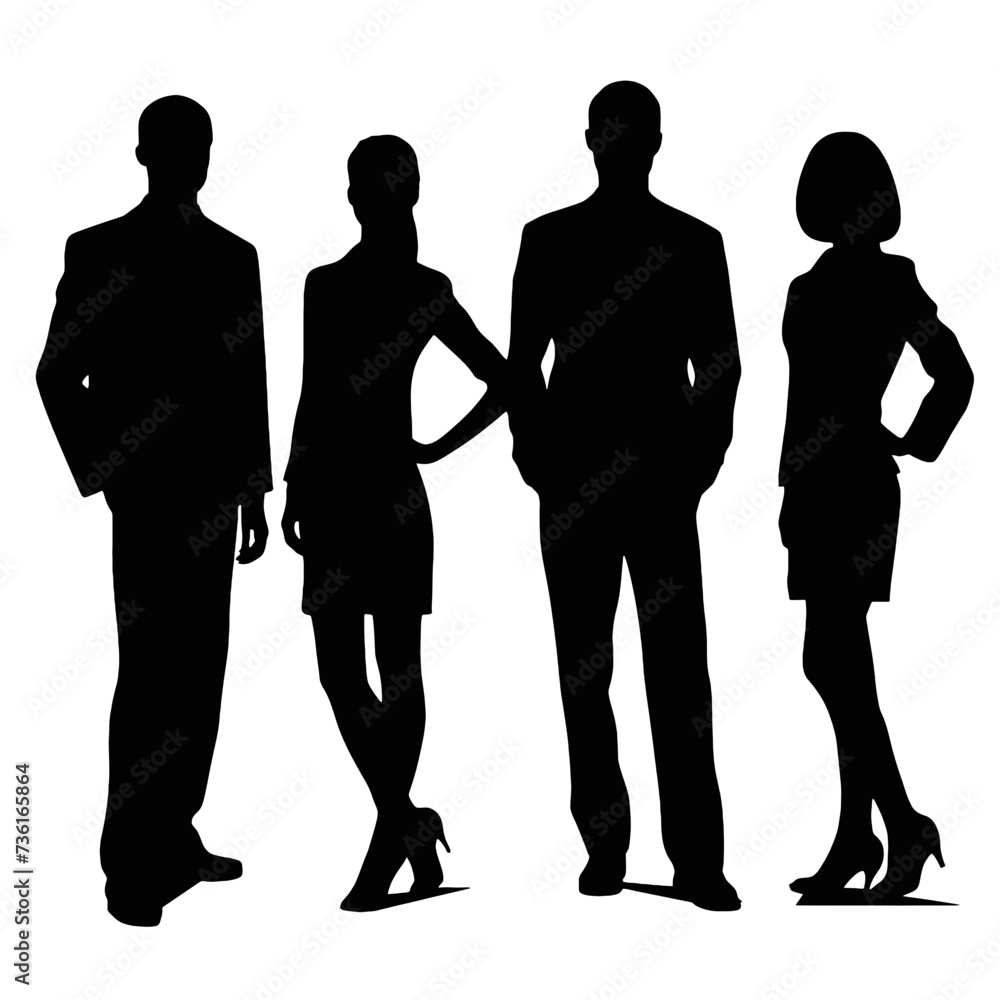 business people  silhouette