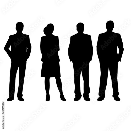 business people  silhouette