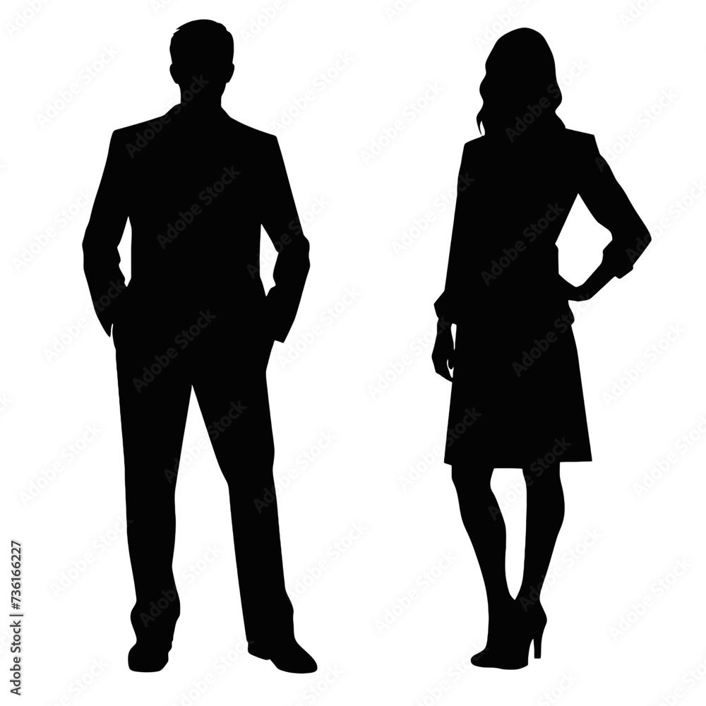 business people  silhouette