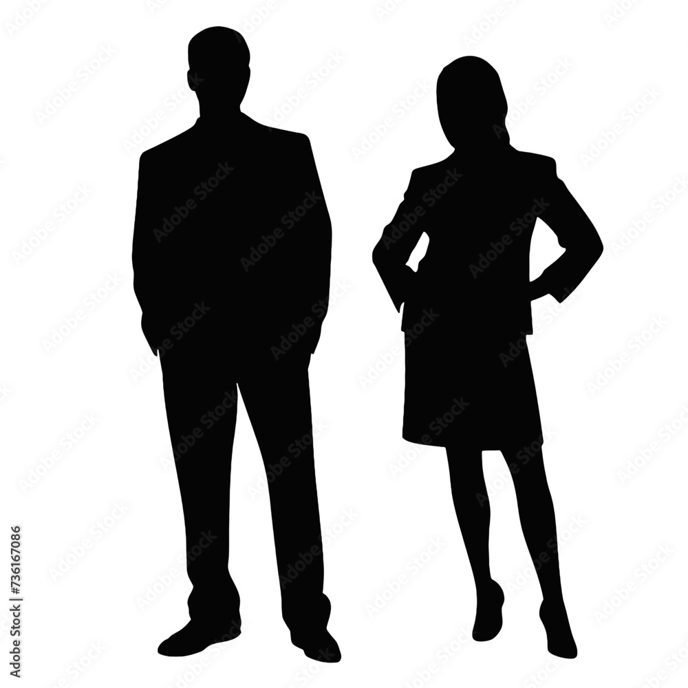 business people  silhouette
