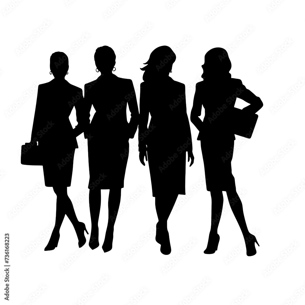 business people  silhouette