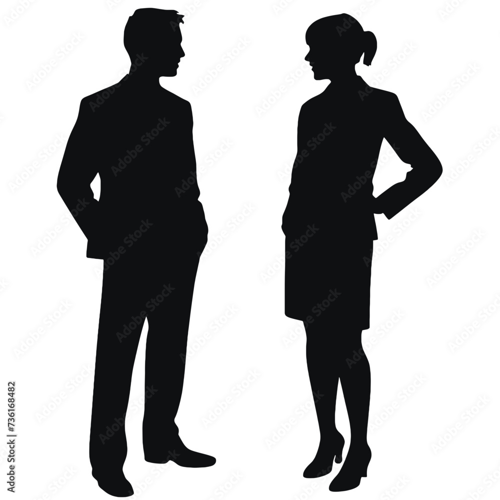 business people  silhouette