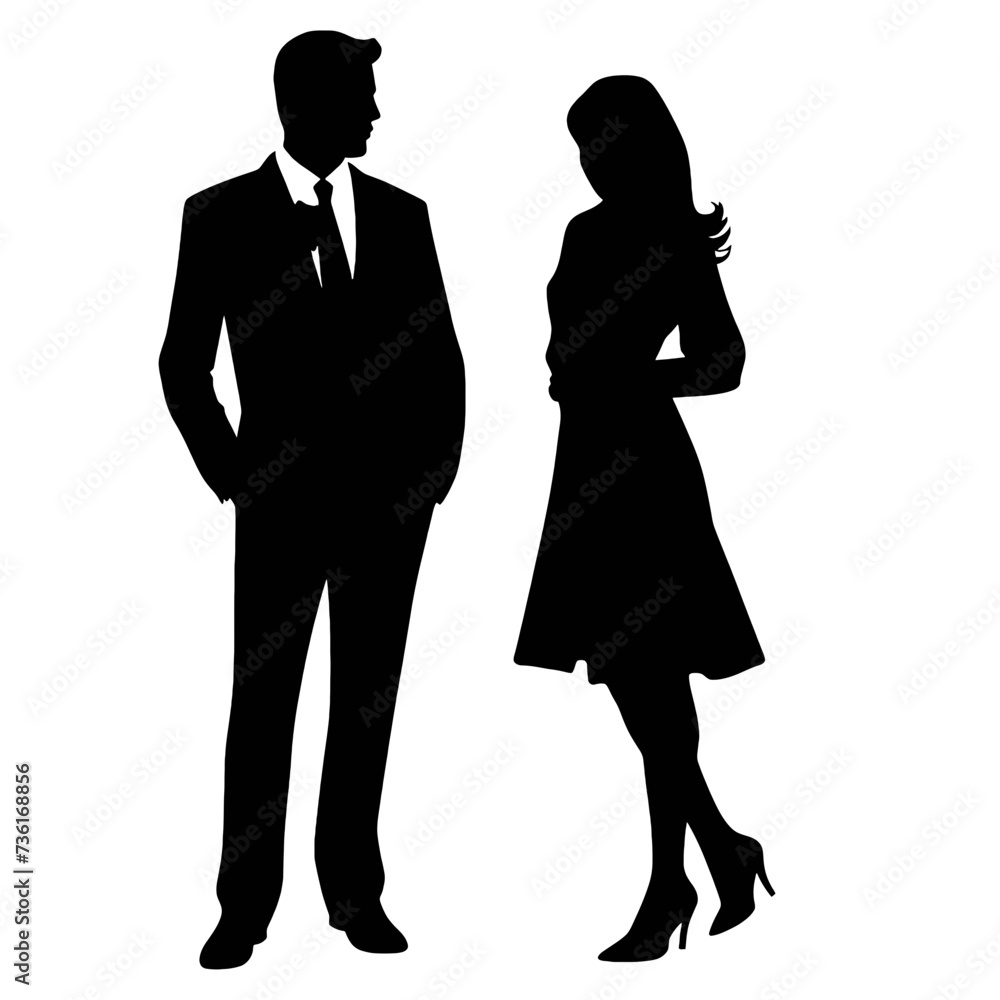 business people  silhouette