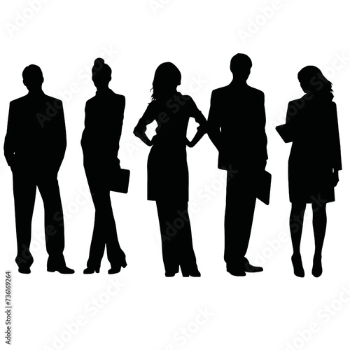 business people  silhouette