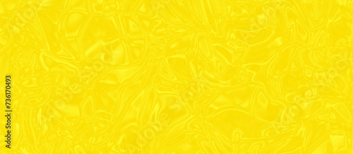 Crumpled of yellow satin with marble texture, Abstract texture of yellow peel with glow, Modern seamless yellow background with liquid crystal palette, yellow background with quartz texture.