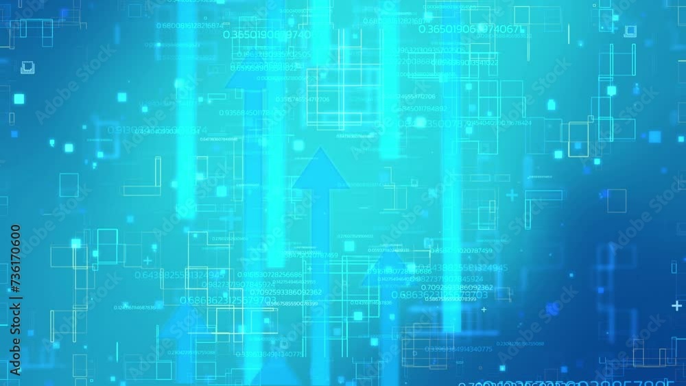 Blue Digital Tech Pattern Abstract Background. Abstract motion particle science business corporate concept. Blue Digital Tech Pattern Abstract Background. Abstract motion particle science business corporate concept.