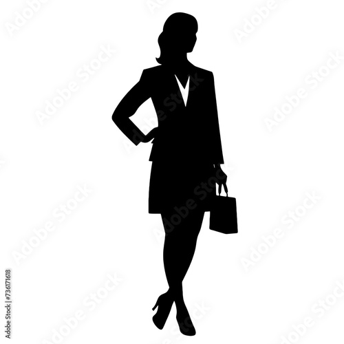 business people silhouette 