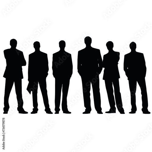 business people silhouette 