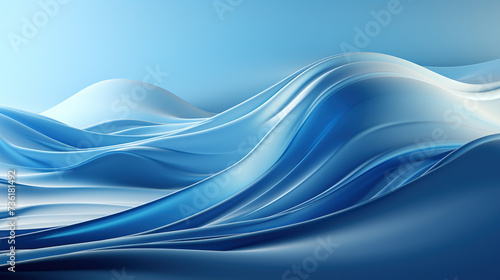 Silver gradient blue sky background