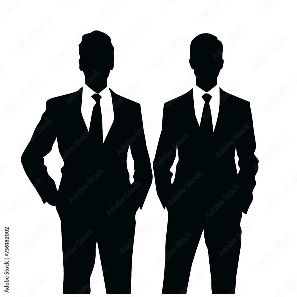 business people silhouette business people silhouette
