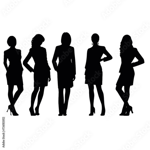 business people silhouette 