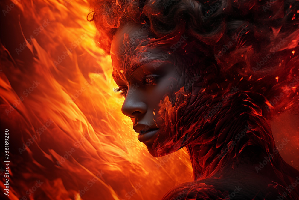 Goddess of flame Göttin der Flamme 炎の女神 Goddess of flame Göttin der Flamme 炎の女神