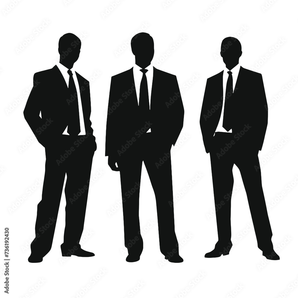 business people silhouette business people silhouette