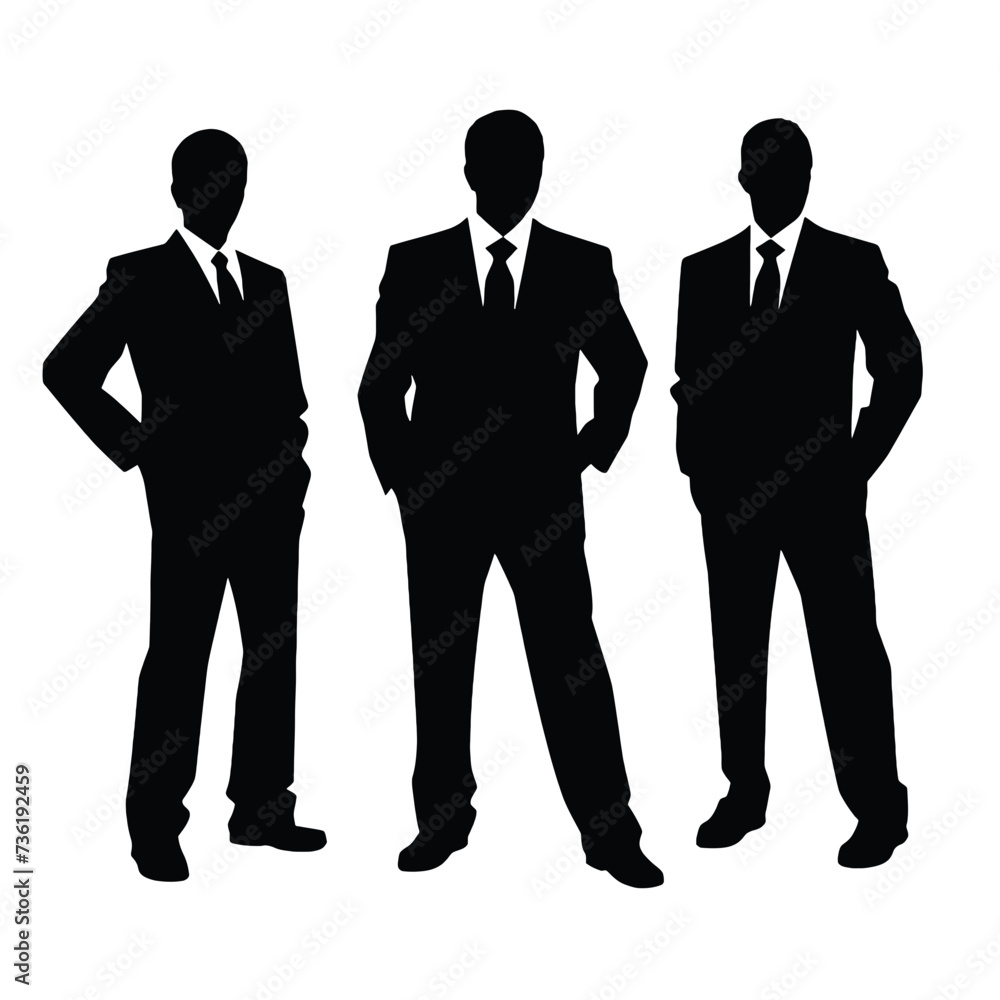 business people silhouette business people silhouette