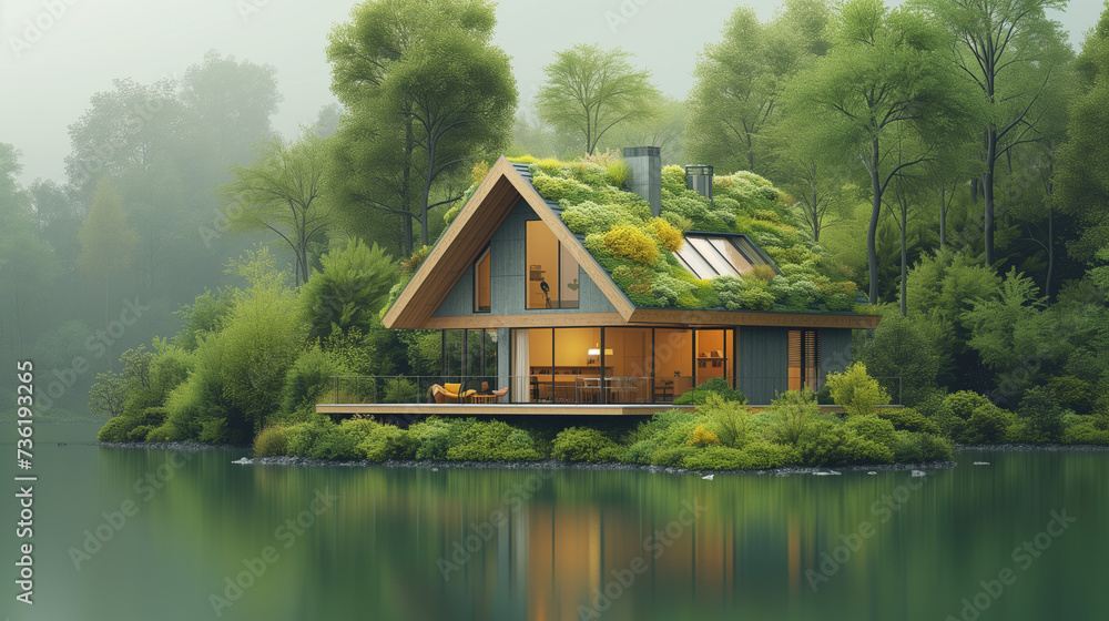 Fototapeta premium Energy efficiency and home improvement concept