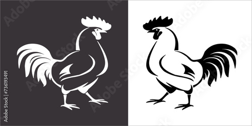  Illustration vector graphics of cock icon