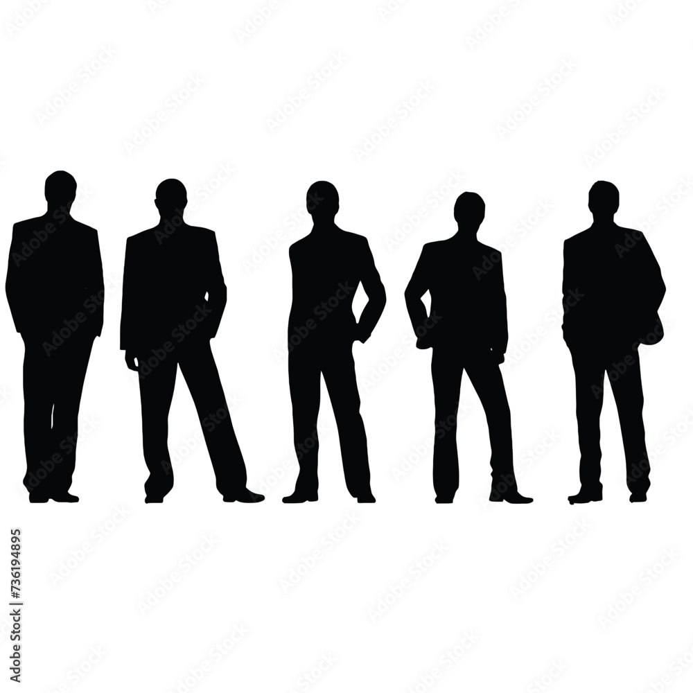 business people silhouette 