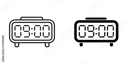 Illustration Vector Graphic of Clock icon
