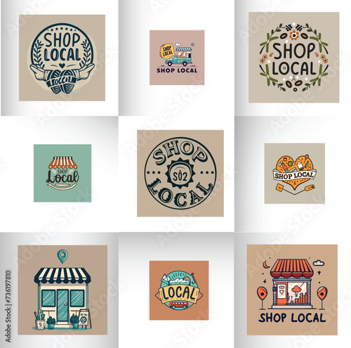 Hometown Haven: Shop Local Badges