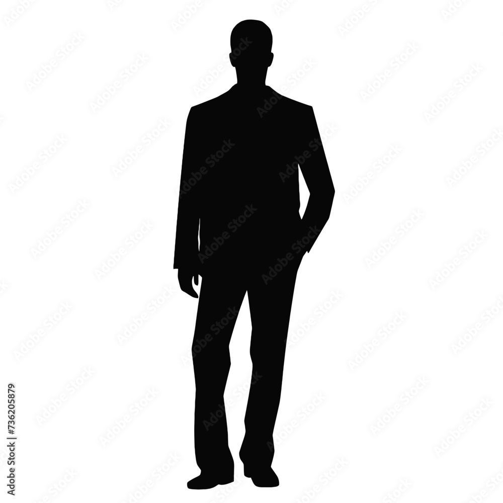 Fototapeta premium business people silhouette 