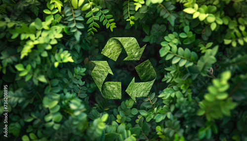 Creative image promoting the three R's of recycling: recycle, reduce, and reuse. Original composition advocating for waste reduction and environmental conservation.